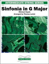 Sinfonia in G Major Orchestra sheet music cover